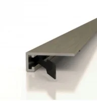 Микроплинтус M15A 6х15х2000мм.анодированный бронзовый браш