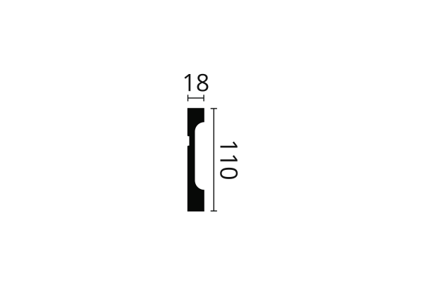 Плинтус напольный NMC Wallstyl FD11