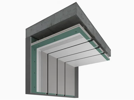 ТЕНЕВАЯ РЕЙКА LACONISTIQ DUAL ПОД ПАНЕЛИ И КЕРАМОГРАНИТ  Чёрный МУАР RAL9005 (8,6х12х3000мм. зазор 6мм) вставка FLEX в комплекте