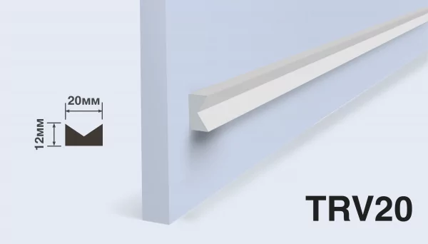 Молдинг HIWOOD TRV20   20мм х 12мм х 2.7м