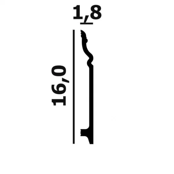Плинтус напольный Перфект plus P118